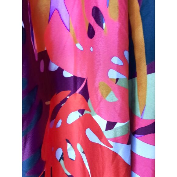 MIX NOUVEAU Size XL Retro Geometric Print Flare Skirt - Picture 4 of 4